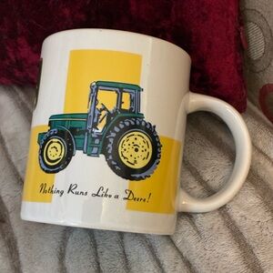 John Deere Licensed Gibson Mug. “Nothing Runs Like A Deer”